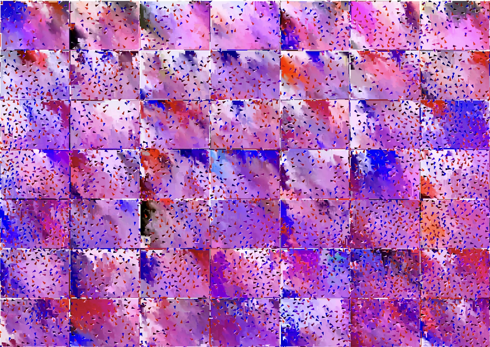 Vector sunset. Tom Kolb's winning image scientific art CHANNL competition