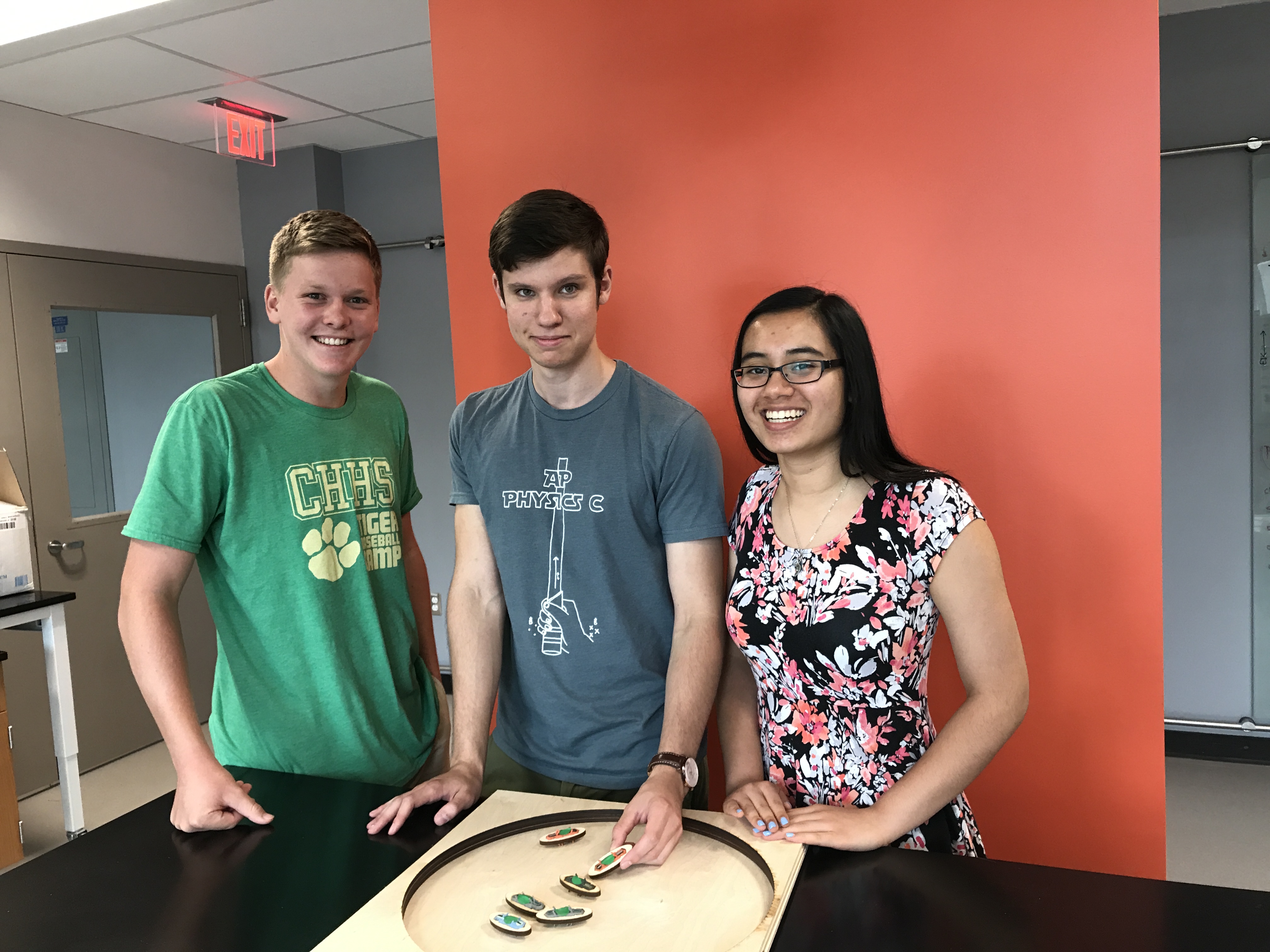 Hexbug robots used in the high-school student project