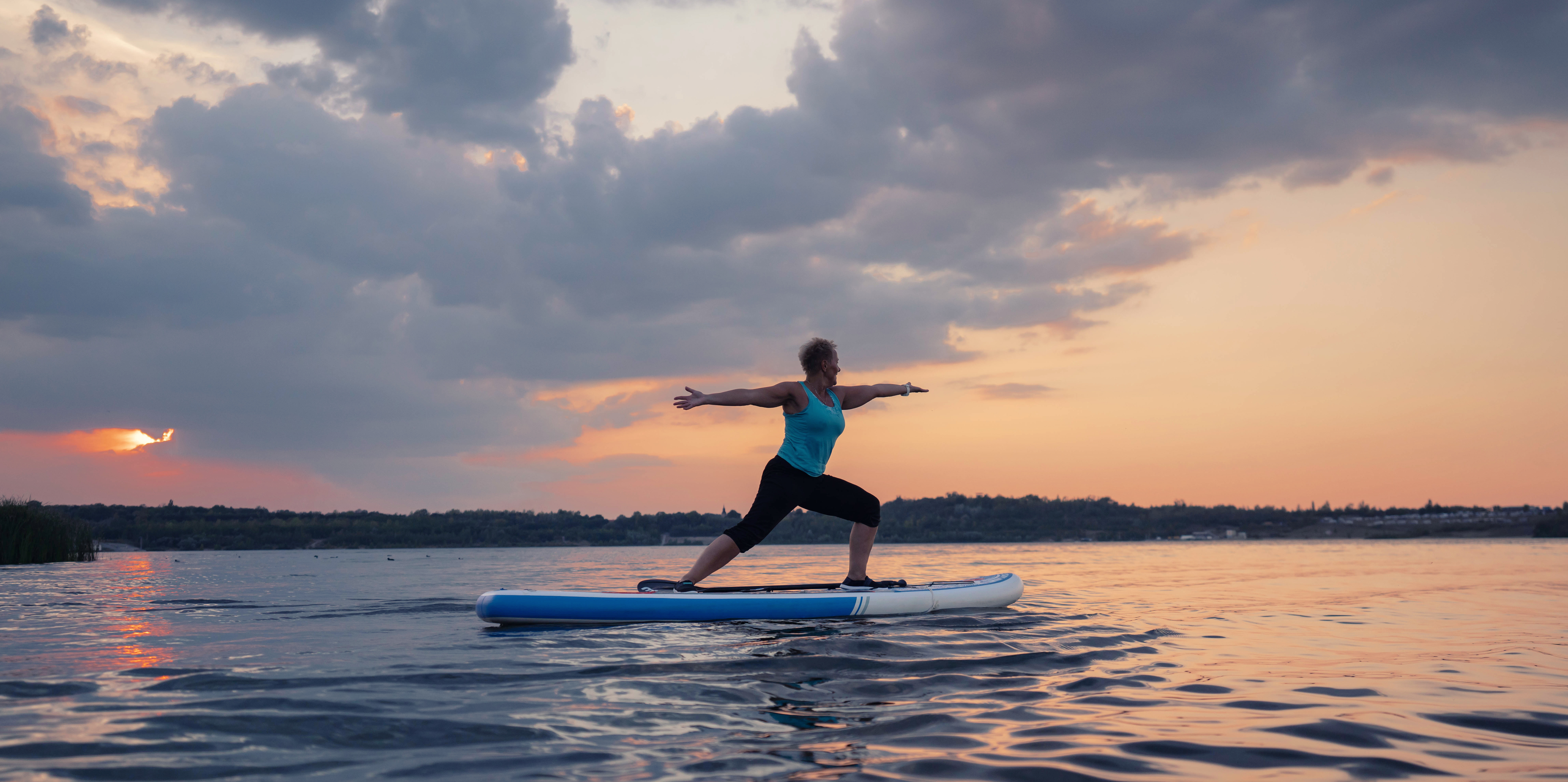 Paddle Boarding on Jordan Lake