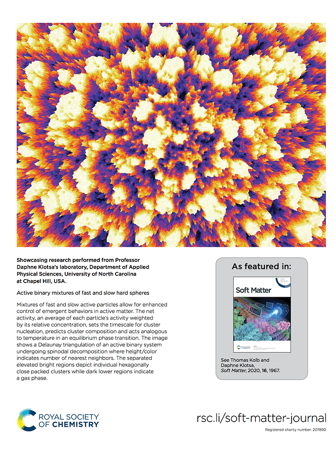 Tom Kolb's Paper Published in Soft Matter