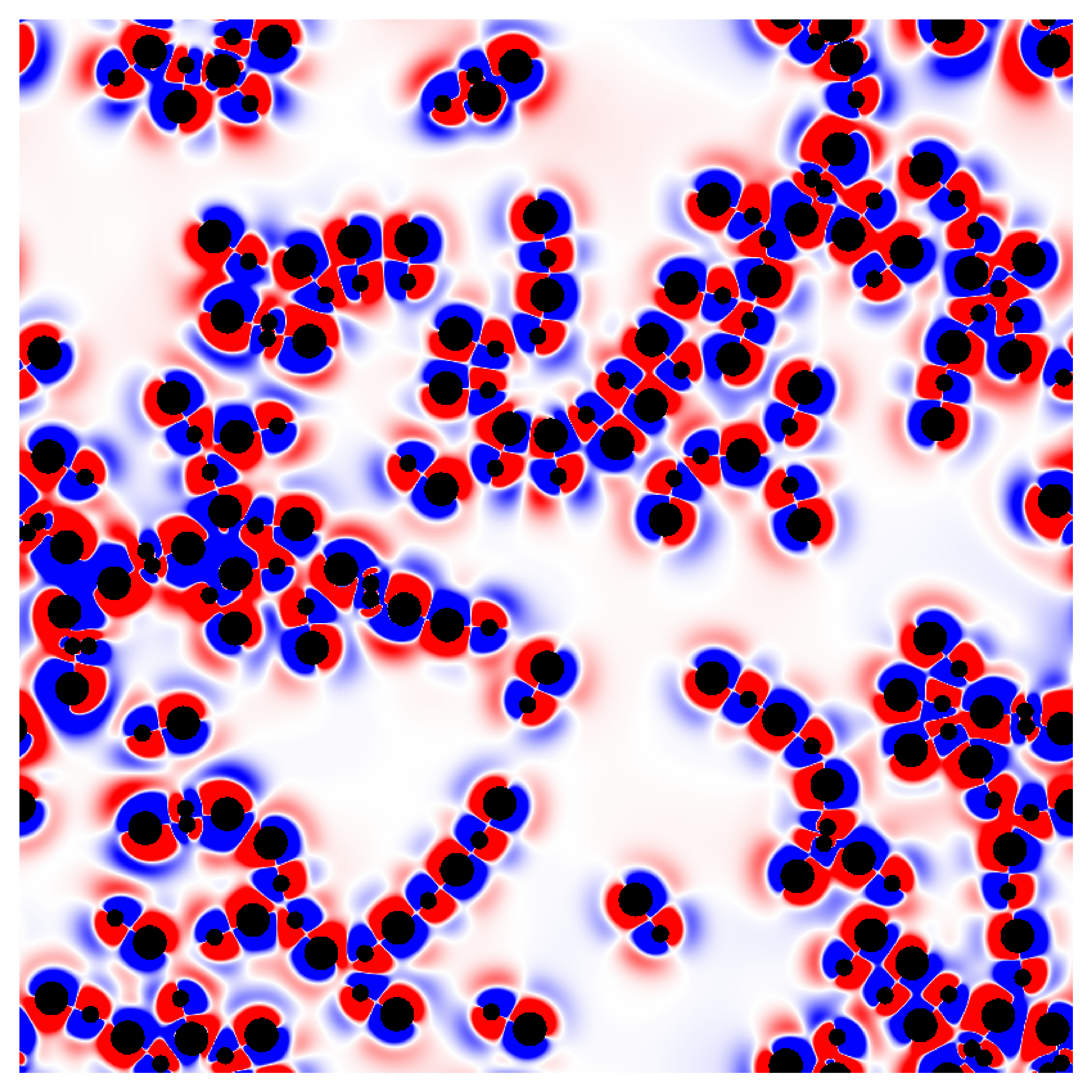 Vorticity field around small-small-large mesoscale swimmers